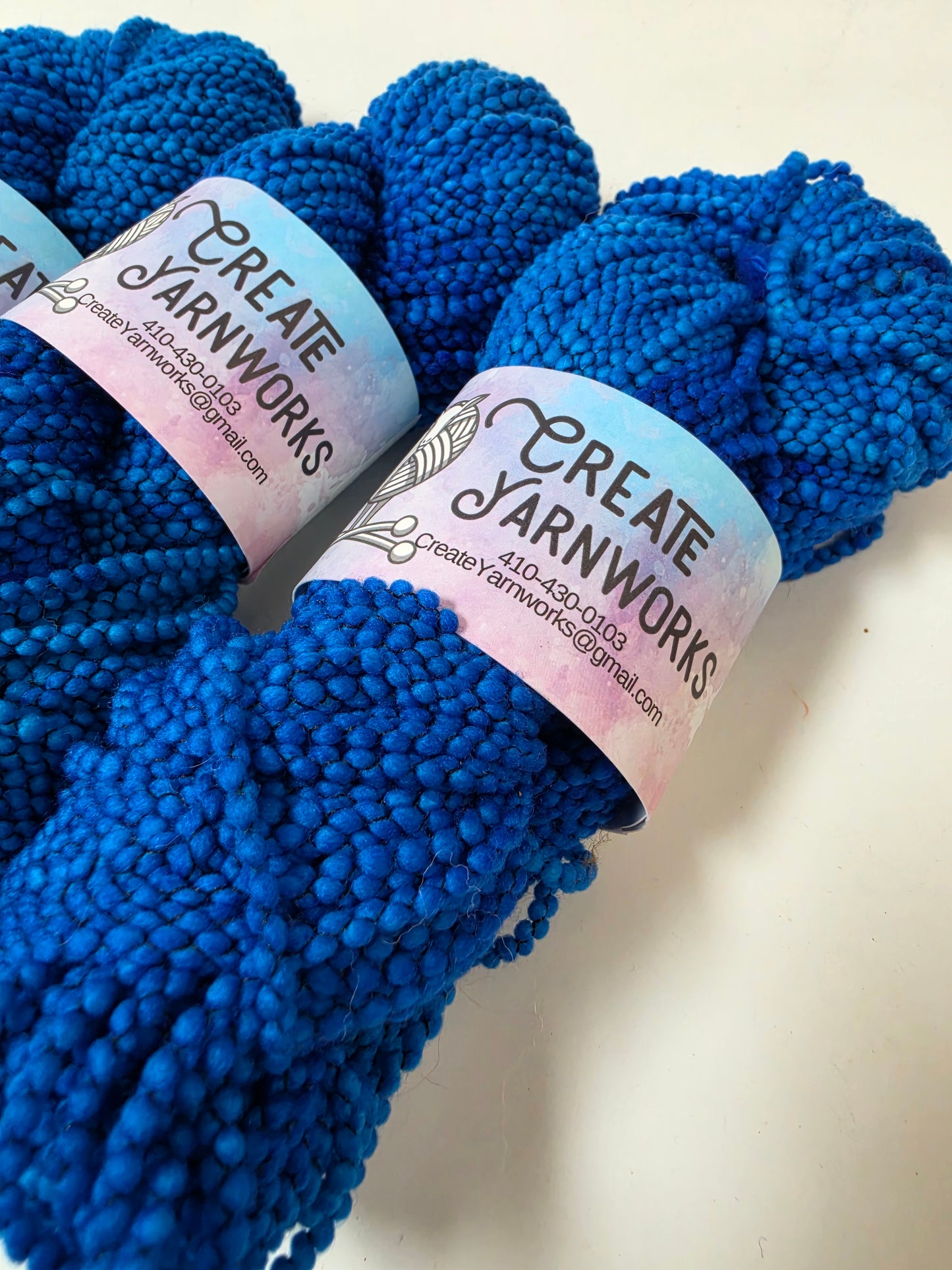Blue Skies in US Merino Blend Bulky Yarn
