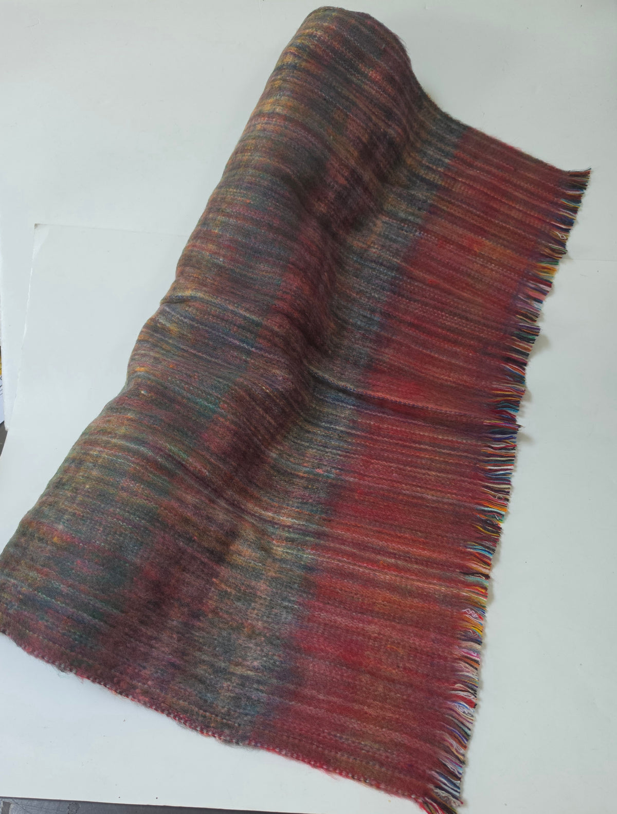 Woven Alpaca Blend Shawl