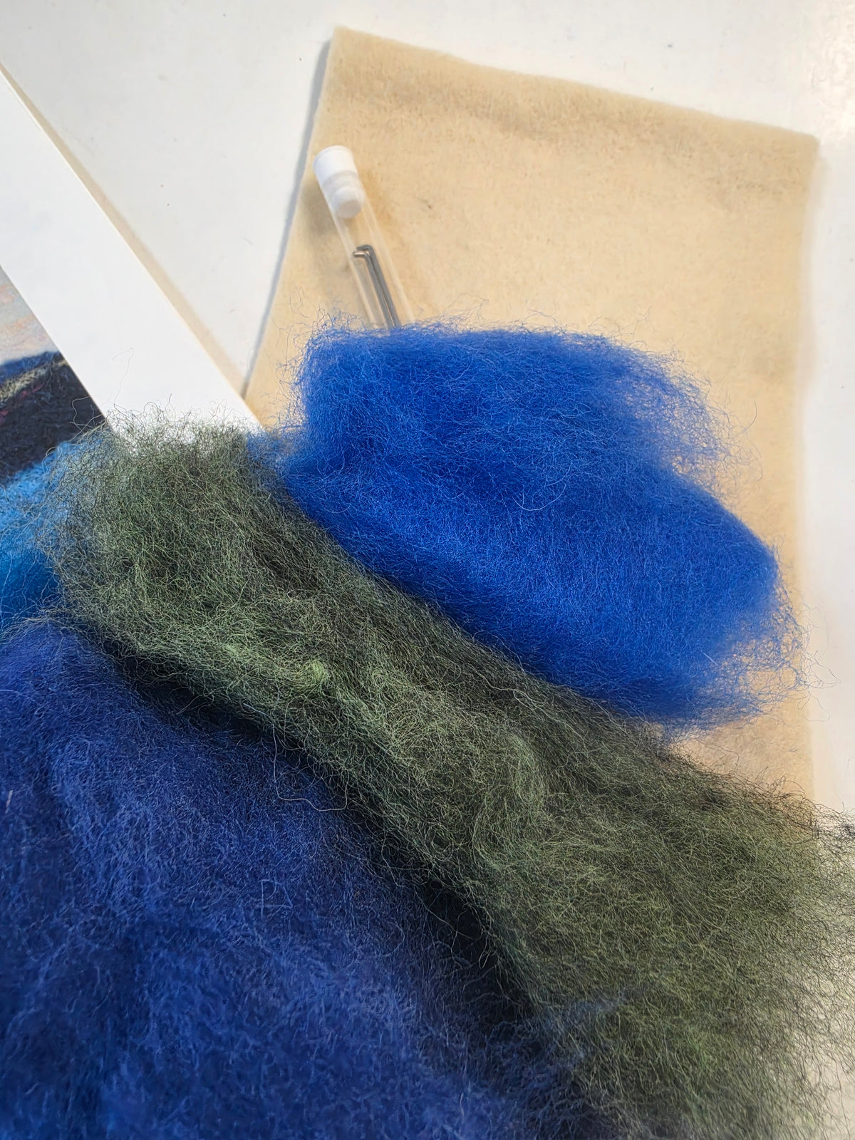 Blue Ridge Mountains Painting Needle Felting Kit