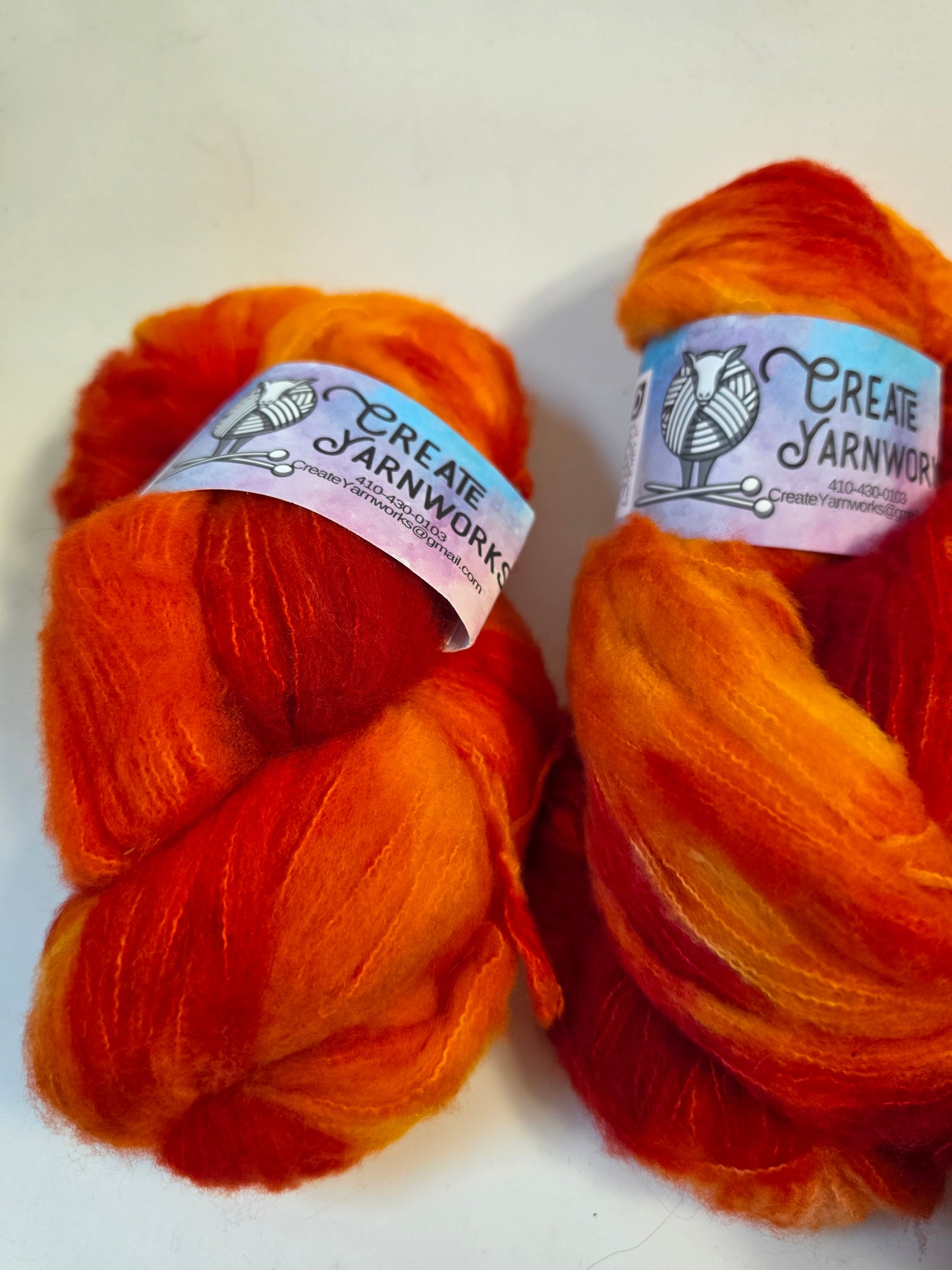Eastern Shore Sunrise in Brushed Merino Lace Weight Yarn