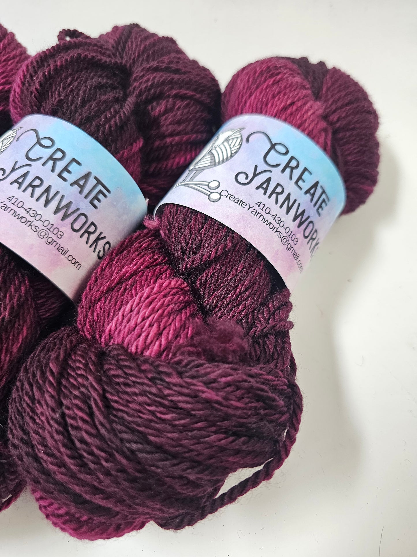 Wine Country in Superwash Merino Worsted Weight Yarn