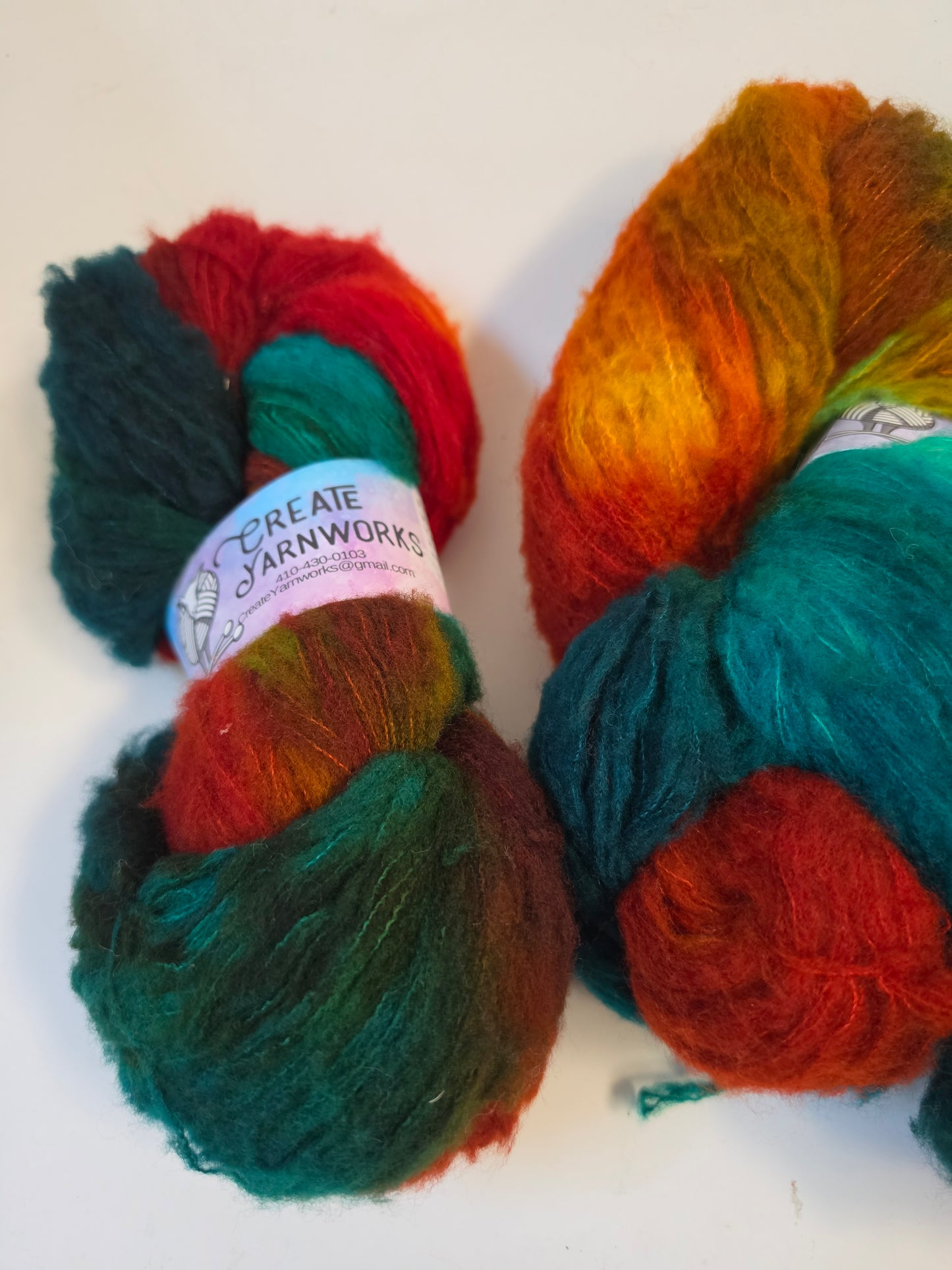 Tortoise Shell in Brushed Merino Lace Weight Yarn