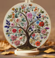 Floral Tree of Life Embroidery Kit