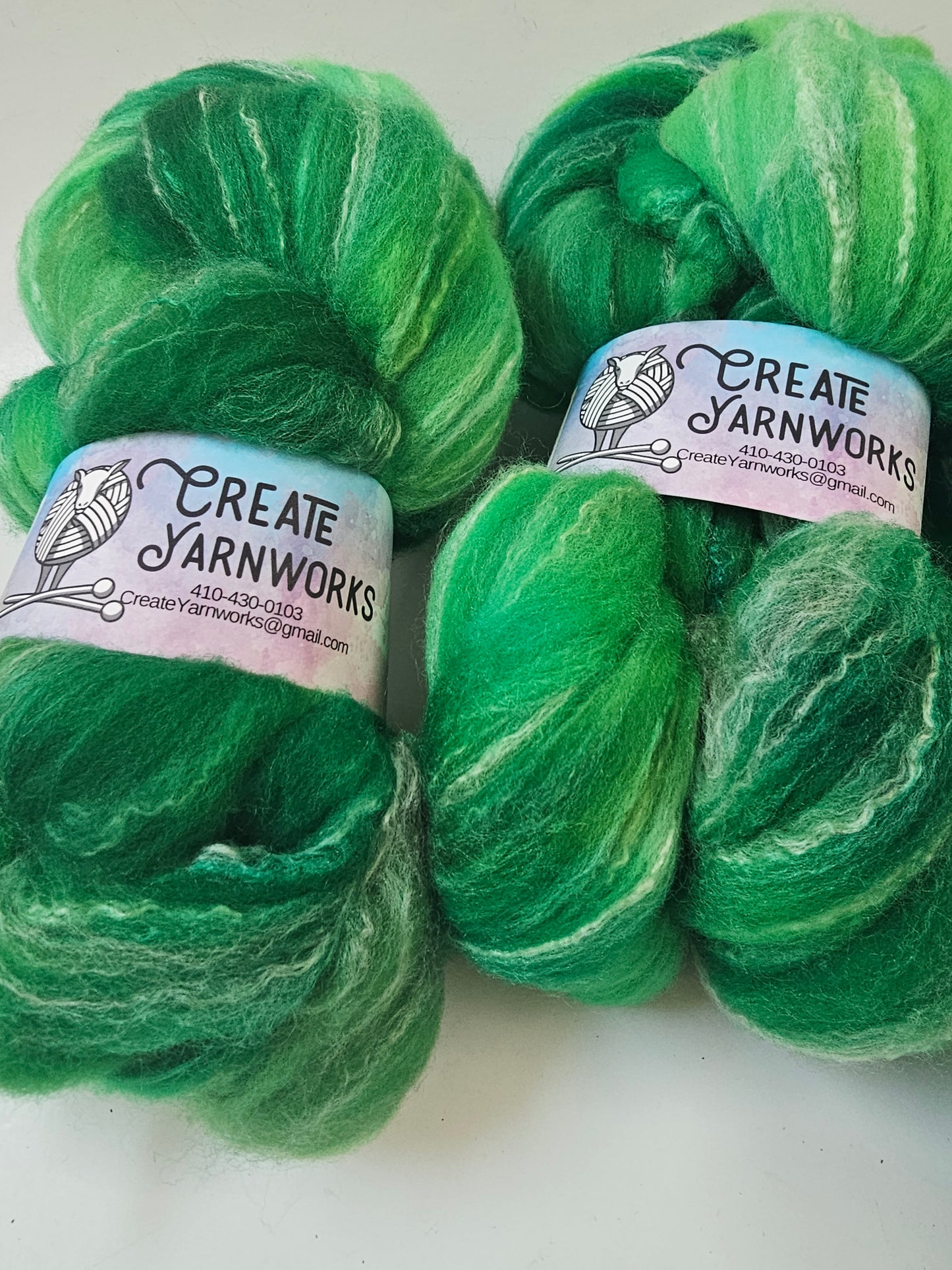 Irish in Targhee, Bamboo and Silk Top Roving Custom Blend 4oz braid