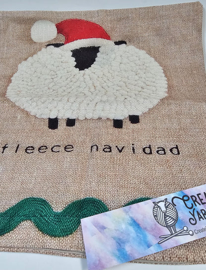 Special - Decorative 18"x18" Pillow - Fleece Navidad