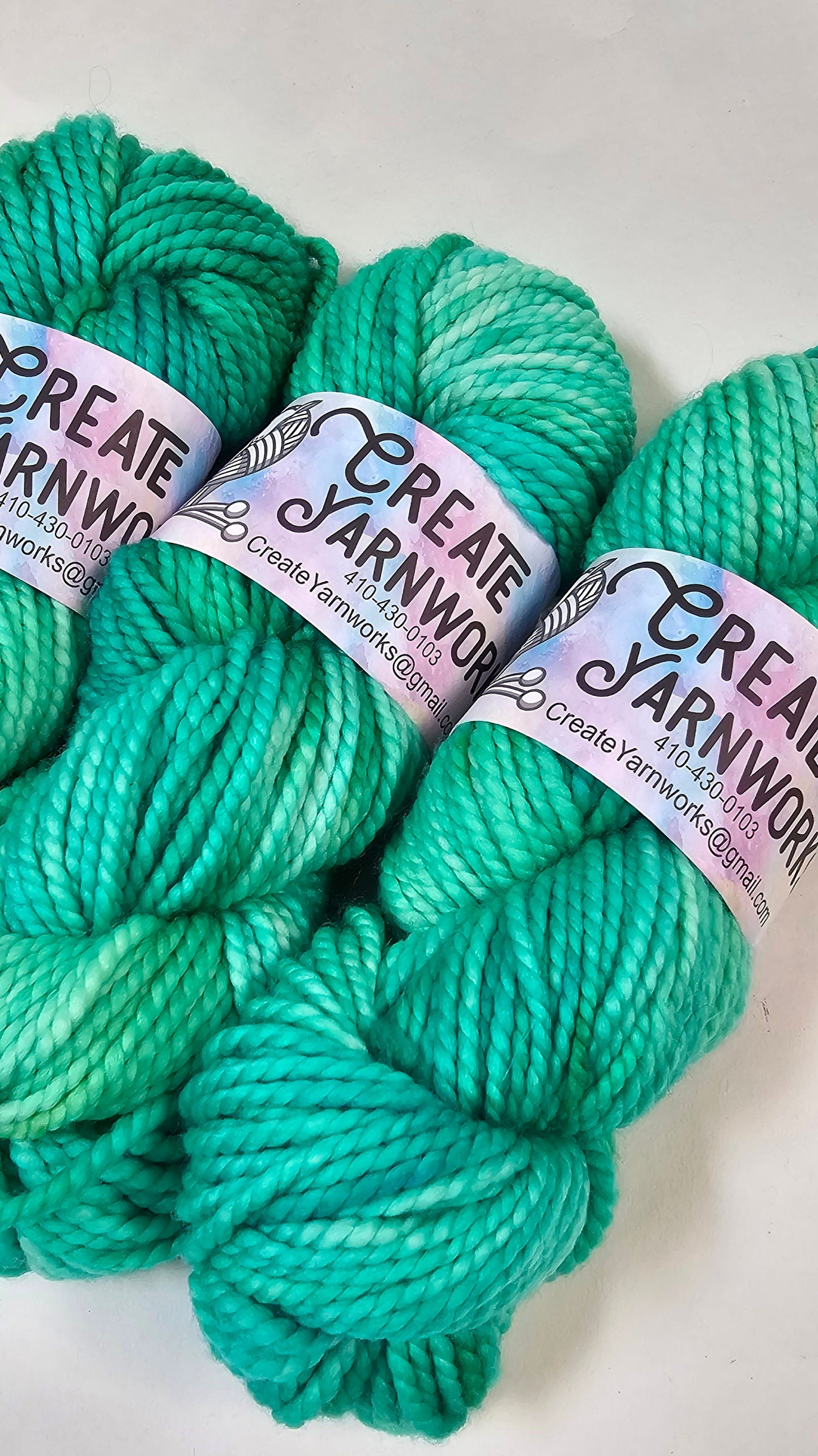 Seaglass in 100% Superwash Merino Bulky Yarn