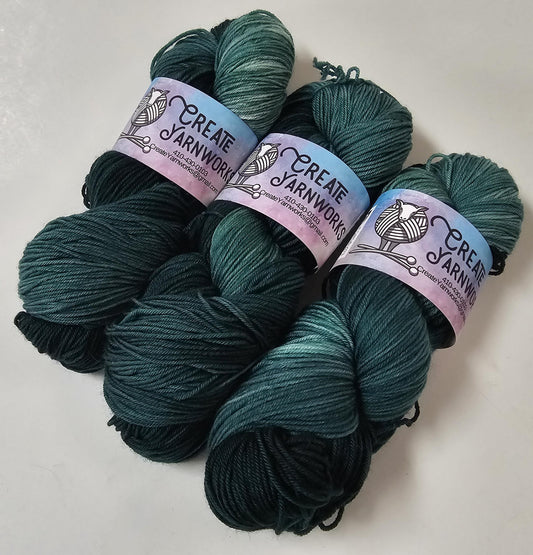 Forest in Superwash Merino/Nylon (85/15) Blend Fingering Weight Yarn