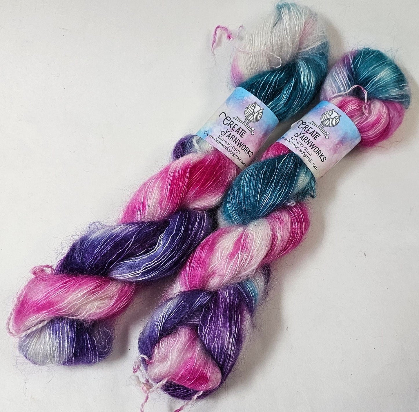 Jazzercise in Kid Mohair/Silk Blend Lace Weight Yarn
