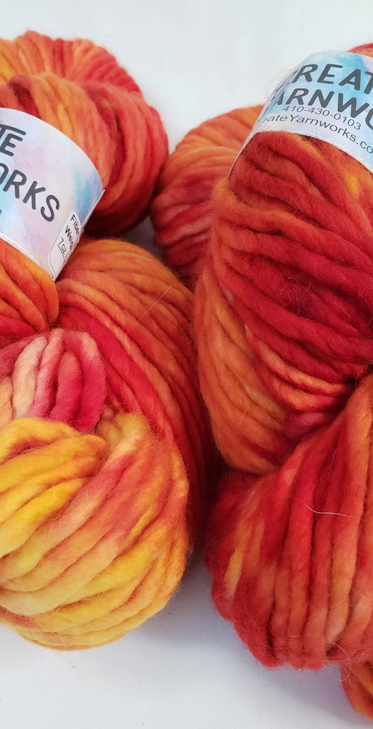 Some Like It Hot! in 100% Merino Super Bulky Yarn