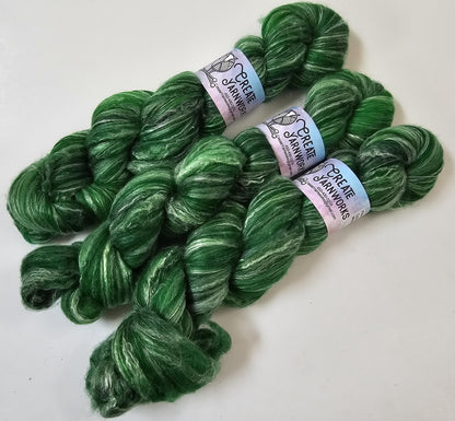 Irish in Merino/Milk Fiber 67/33 blend Top 4oz braid