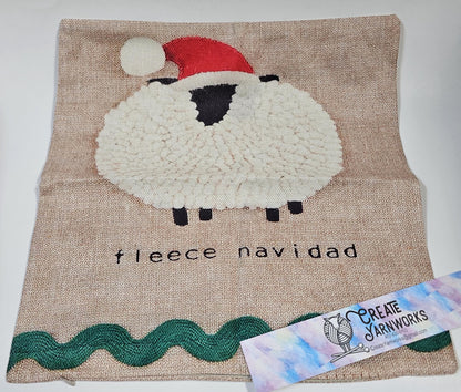 Special - Decorative 18"x18" Pillow - Fleece Navidad