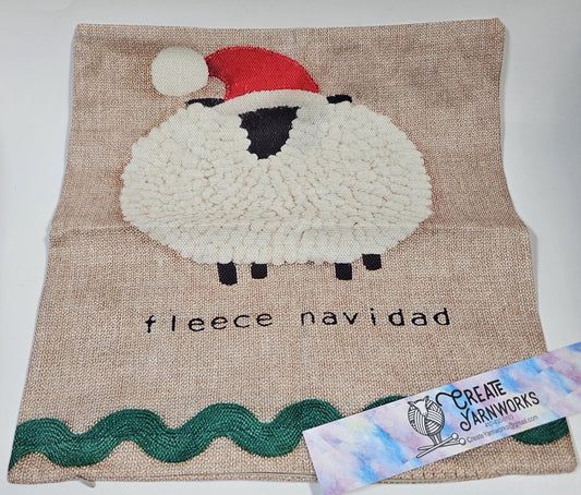 Special - Decorative 18"x18" Pillow - Fleece Navidad