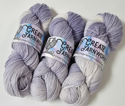 Lavender in Superwash Merino/Nylon (85/15) Blend Fingering Weight Yarn