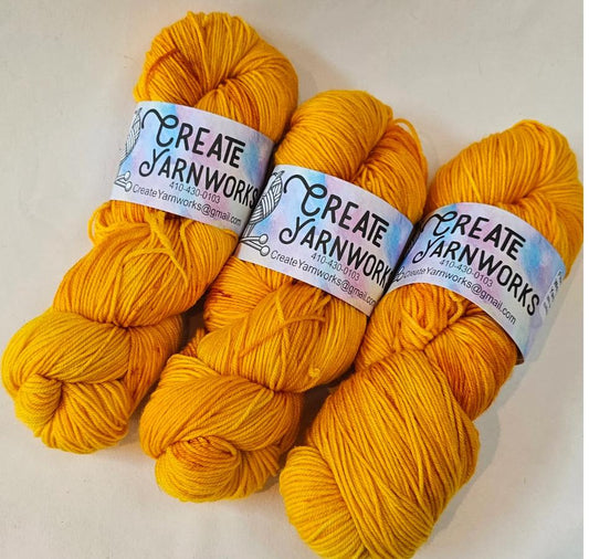 Goldilocks Yarn for Sunshine Saxon Scarf by Bonnie Bay Crochet