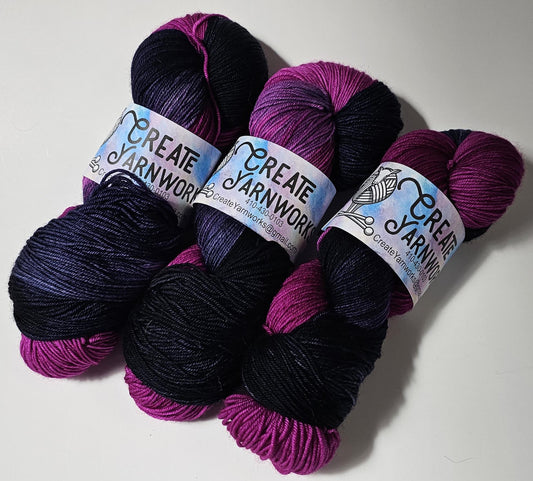 Aurora in Superwash Merino/Nylon (85/15) Blend Fingering Weight Yarn