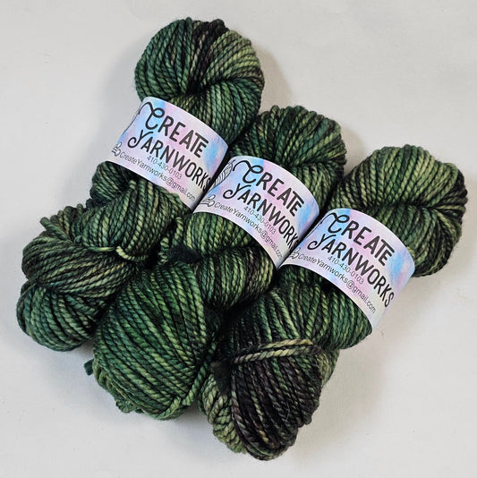 Mossy in 100% Superwash Merino Bulky Yarn