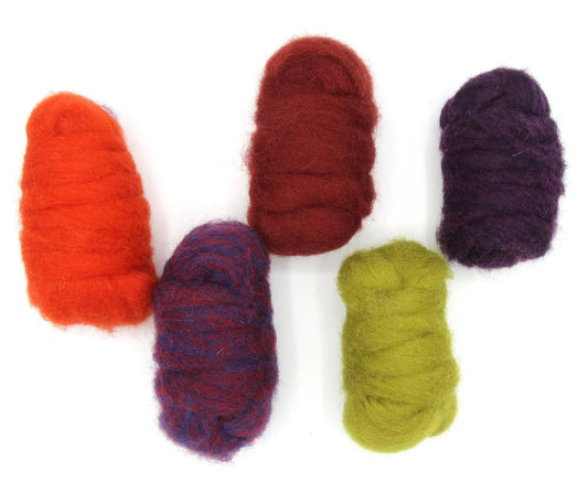 Dragon's Tale in Corriedale Fiber for Needle Felting, Wet Felting, or Spinning