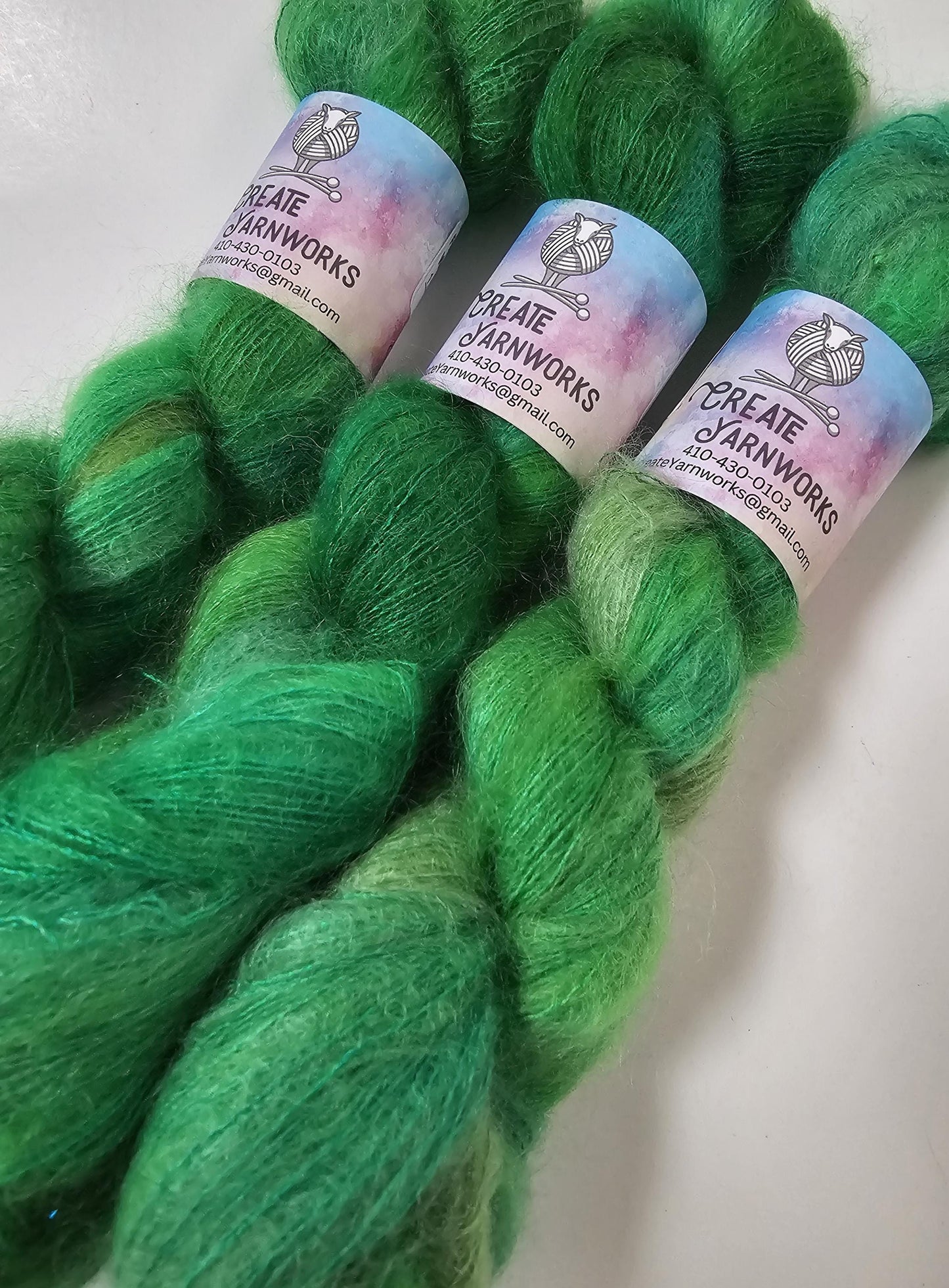 Irish in Kid Mohair/Silk Blend Lace Weight Yarn