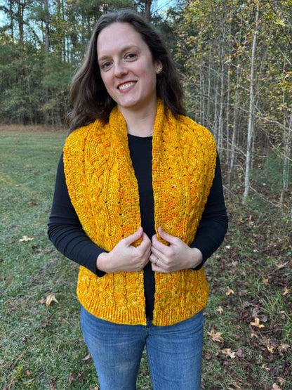 Goldilocks Yarn for Sunshine Saxon Scarf by Bonnie Bay Crochet