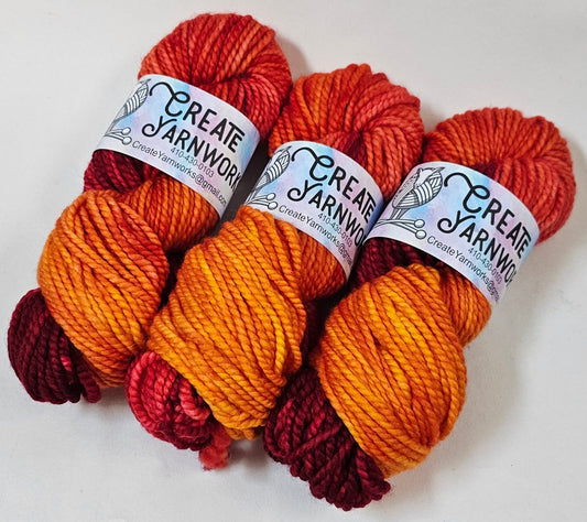 Some Like It Hot! in 100% Superwash Merino Bulky Yarn