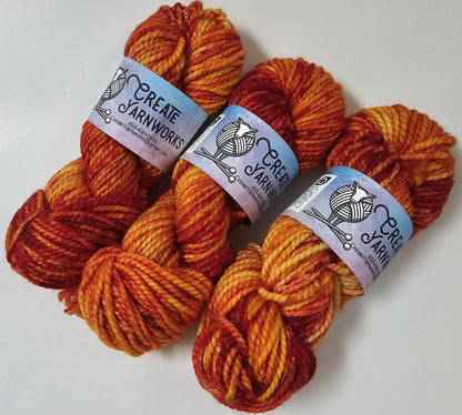 Eastern Shore Sunrise in 100% Superwash Merino Bulky Yarn