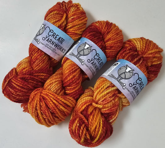 Eastern Shore Sunrise in 100% Superwash Merino Bulky Yarn