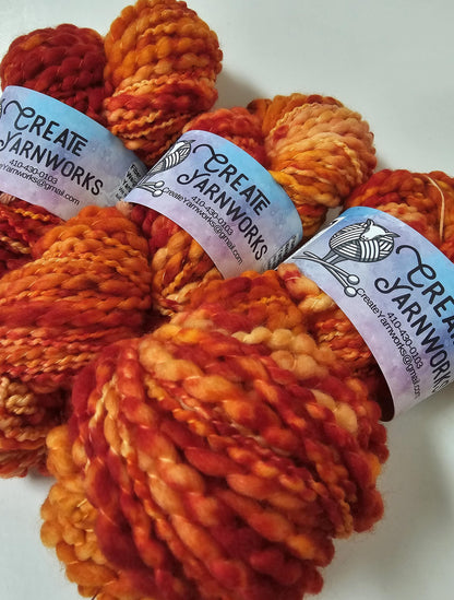 Eastern Shore Sunrise in Thick n Thin 100% Superwash Merino Bulky Yarn