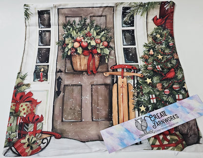 Special - Decorative 18"x18" Pillow - Winter Doorway