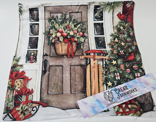 Special - Decorative 18"x18" Pillow - Winter Doorway