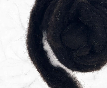 Black Core Wool for Needle Felting