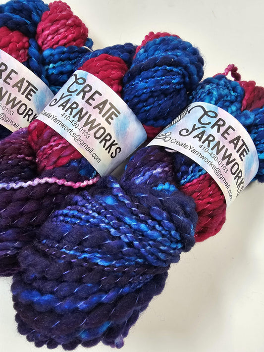 It's Electric! Thick n Thin 100% Superwash Merino Bulky Yarn