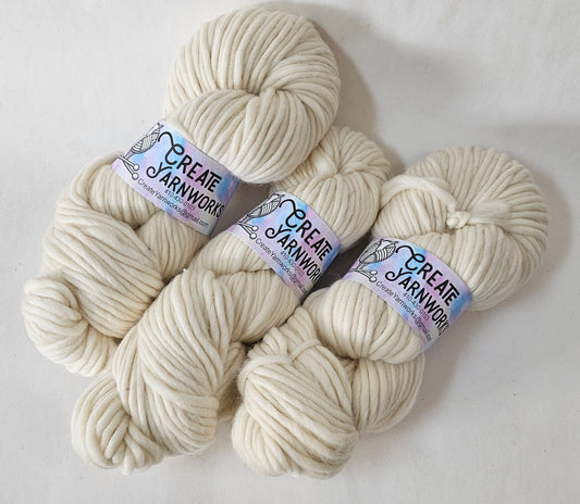 Naked in 100% Superwash Merino Super Bulky Yarn