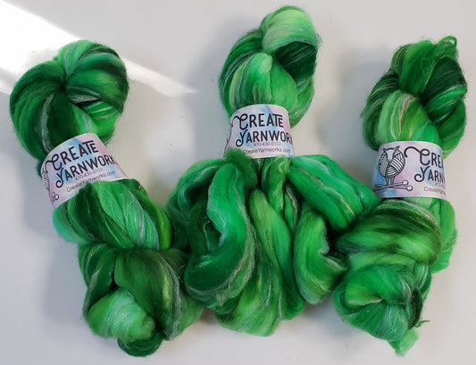 Irish in Superwash Merino & Stellina Blend 4oz braid