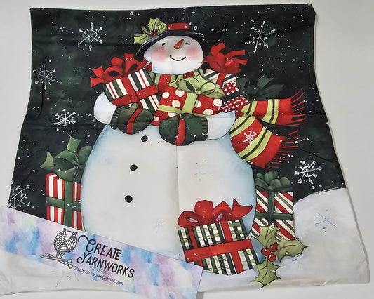 Special - Decorative 18"x18" Pillow - Snowman
