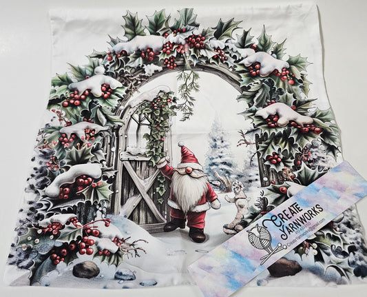 Special - Decorative 18"x18" Pillow - Gnome Santa