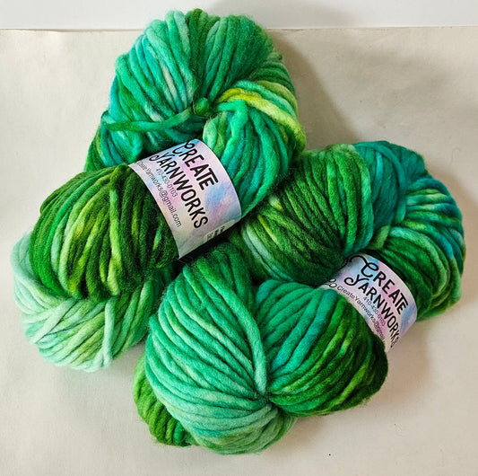 Seaglass in 100% Superwash Merino Super Bulky Yarn