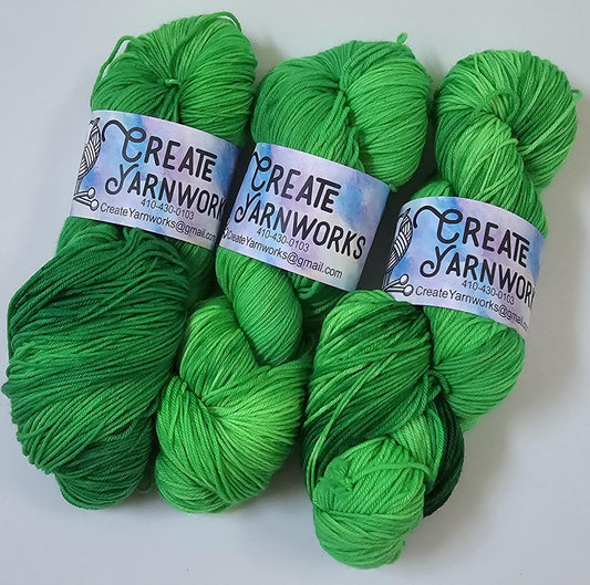 Irish! in Superwash Merino/Nylon (85/15) Blend Fingering Weight Yarn