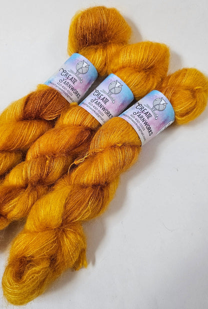 Goldilocks in Kid Mohair/Silk Blend Lace Weight Yarn
