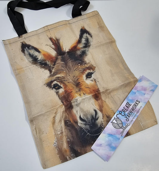 Donkey! Large Project Bag - Tote with Handles