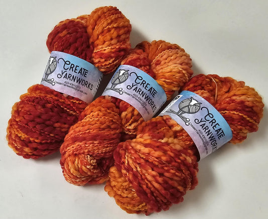 Eastern Shore Sunrise in Thick n Thin 100% Superwash Merino Bulky Yarn
