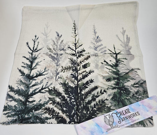 Special - Decorative 18"x18" Pillow - Winter Trees