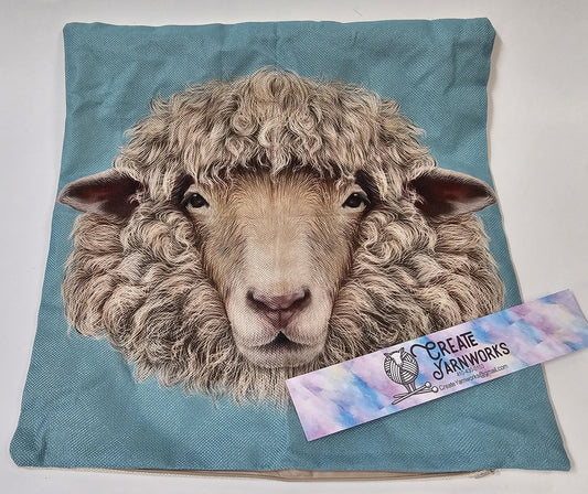Special - Decorative 18"x18" Pillow - Sheep Head