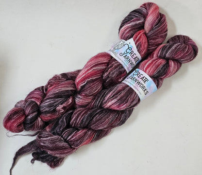 Wine Country in Merino/Milk Fiber 67/33 blend Top 4oz braid