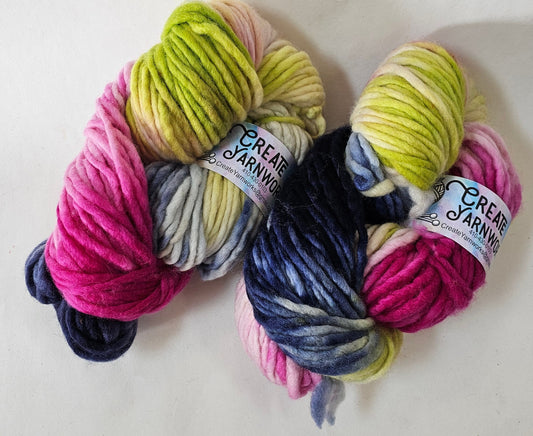 Fusion in 100% Superwash Merino Super Bulky Yarn