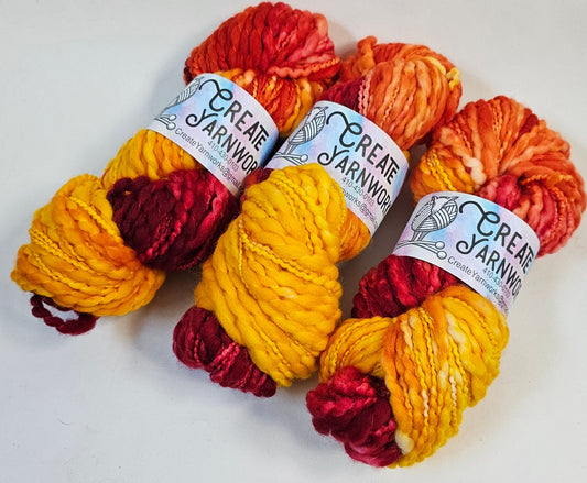 Some Like It Hot! in Thick n Thin 100% Superwash Merino Bulky Yarn