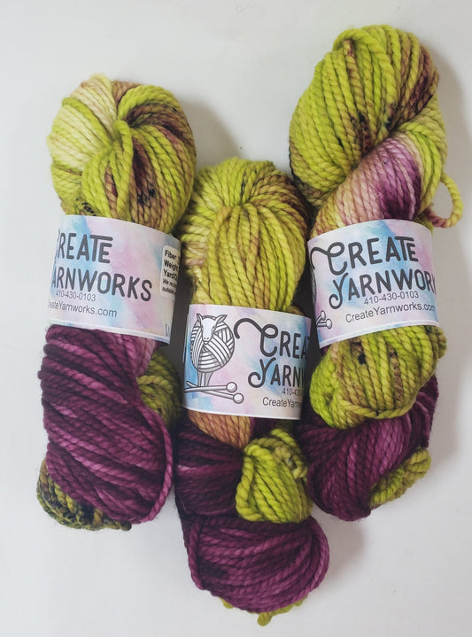 Wicked in 100% Superwash Merino Bulky Yarn