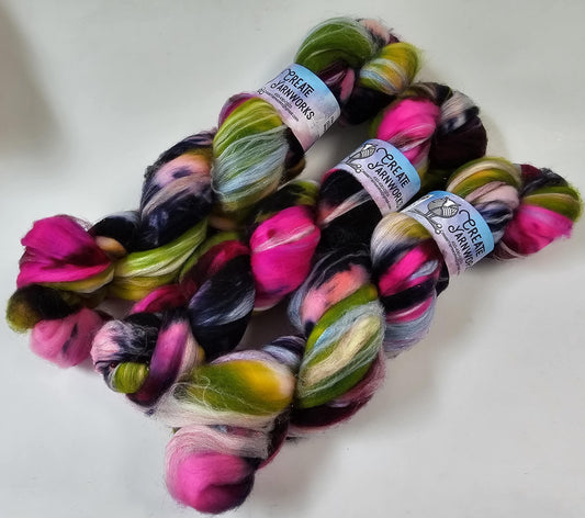 Fusion in Superwash Merino & Stellina Blend 4oz braid