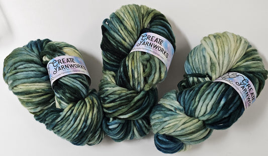 Oceans Deep in 100% Superwash Merino Super Bulky Yarn