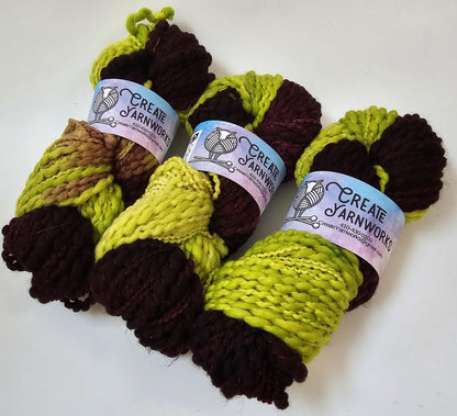 Wicked in Thick n Thin 100% Superwash Merino Bulky Yarn