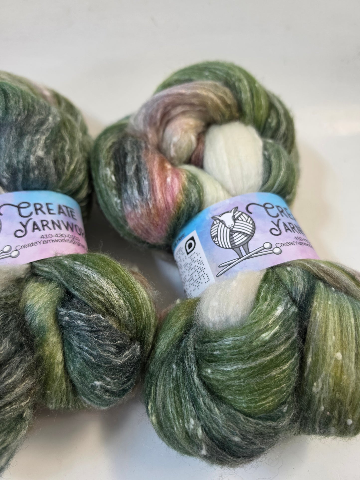 WAFA May 26 Palette of the Month in Merino Tweed Top Roving Blend 4oz braid